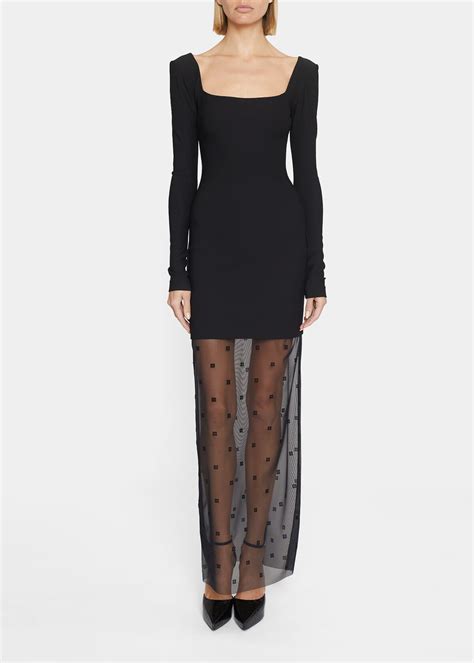 givenchy square neck dress|Givenchy dress vintage.